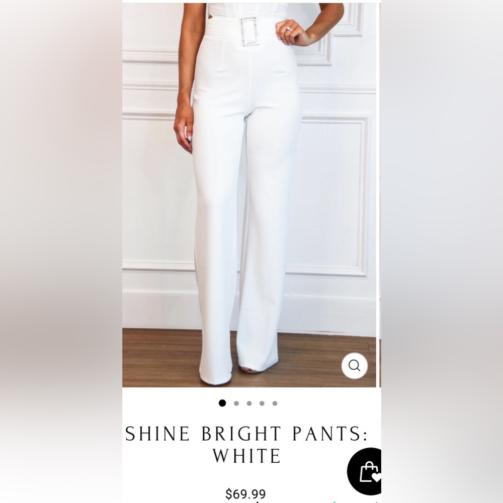 Shine bright Pants white